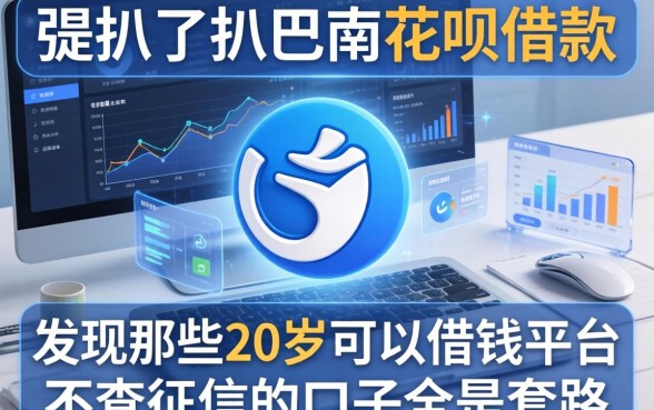 我扒了扒巴南花呗借款，发现那些20岁可以借钱平台不查征信的口子全是套路