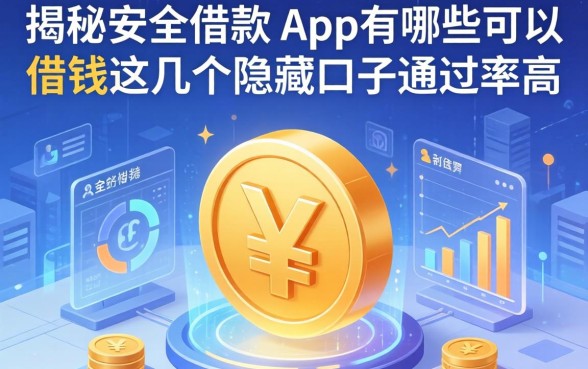 揭秘安全借款的app有哪些可以借钱，这几个隐藏口子通过率高