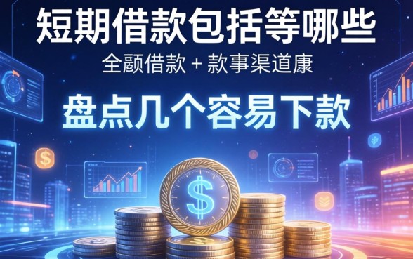 短期借款包括有哪些？盘点几个容易下款的渠道