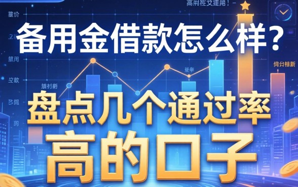 备用金借款怎么样？盘点几个通过率高的口子