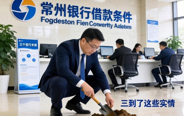 常州银行借款条件有哪些？我蹲了三个月支行大厅，挖到了这些实情