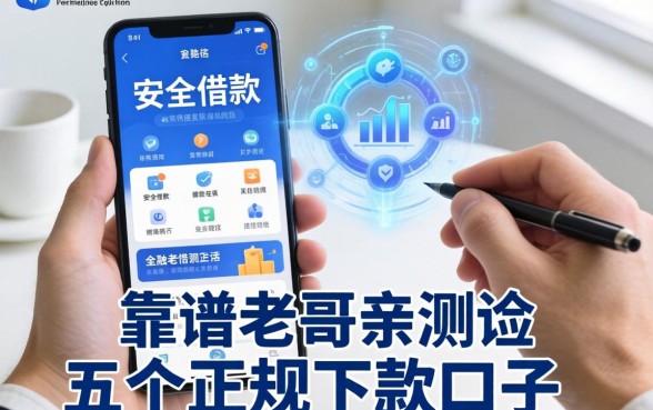 安全借款软件有哪些？靠谱老哥亲测五个正规下款口子
