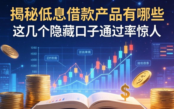 揭秘低息借款产品有哪些，这几个隐藏口子通过率惊人