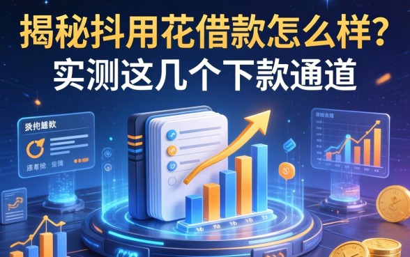 揭秘抖用花借款怎么样？实测这几个下款通道