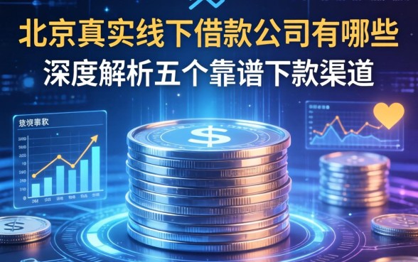 北京真实线下借款公司有哪些？深度解析五个靠谱下款渠道