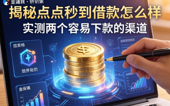 揭秘点点秒到借款怎么样：实测两个容易下款的渠道