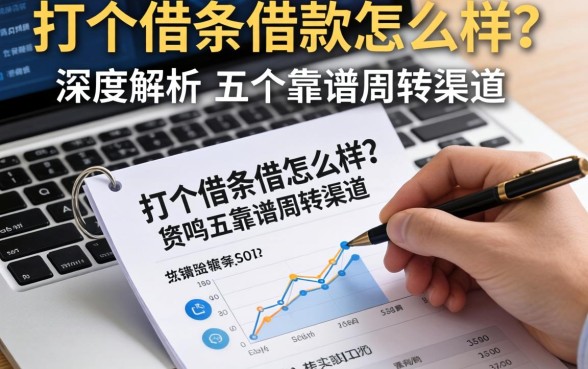 打个借条借款怎么样？深度解析五个靠谱周转渠道