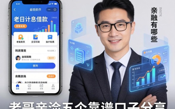 按日计息借款软件有哪些？老哥亲测五个靠谱口子分享