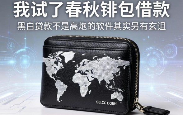 我试了春秋钱包借款，发现黑白贷款不是高炮的软件其实另有玄机