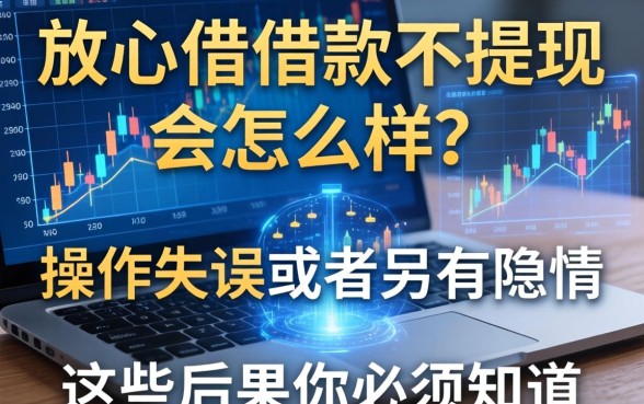 放心借借款不提现会怎么样？操作失误还是另有隐情？这些后果你必须知道