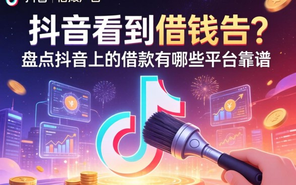 刷抖音看到借钱广告？盘点抖音上的借款有哪些平台靠谱