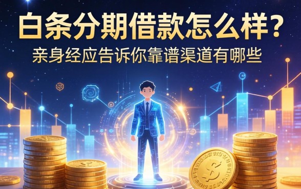 白条分期借款怎么样？亲身经历告诉你靠谱渠道有哪些
