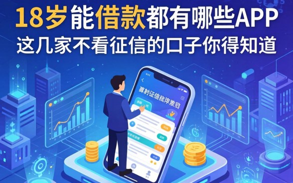18岁能借款的都有哪些APP，这几家不看征信的口子你得知道