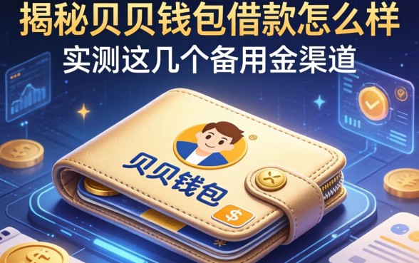 揭秘贝贝钱包借款怎么样，实测这几个备用金渠道