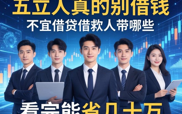 这五类人真的别借钱：不宜借贷的借款人有哪些，看完能省几十万