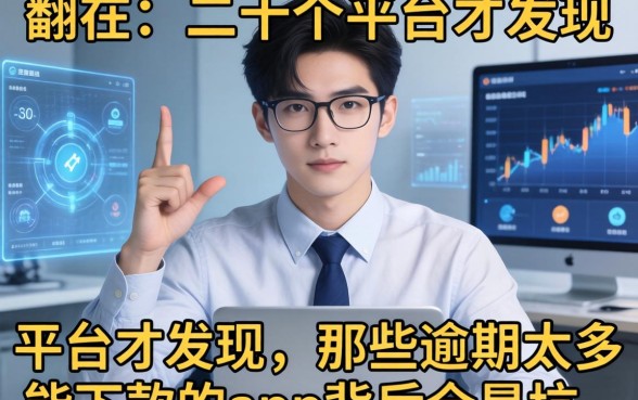 我翻了二十个平台才发现，那些逾期太多能下款的app背后全是坑