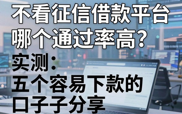 不看征信借款平台哪个通过率高?实测五个容易下款的口子分享