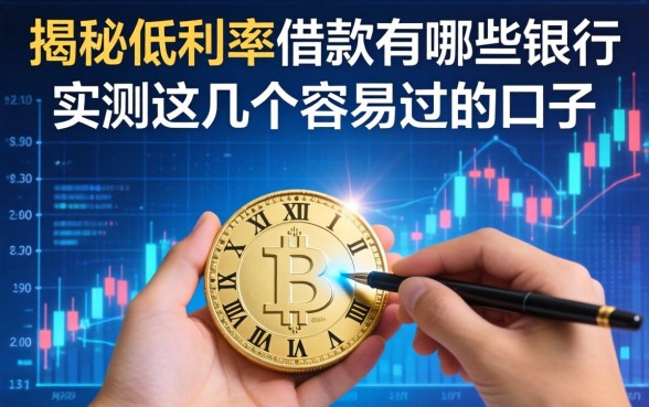 揭秘低利率借款有哪些银行，实测这几个容易过的口子