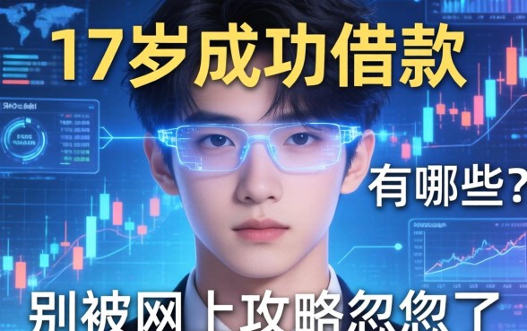 17岁成功借款的有哪些？别被网上攻略忽悠了