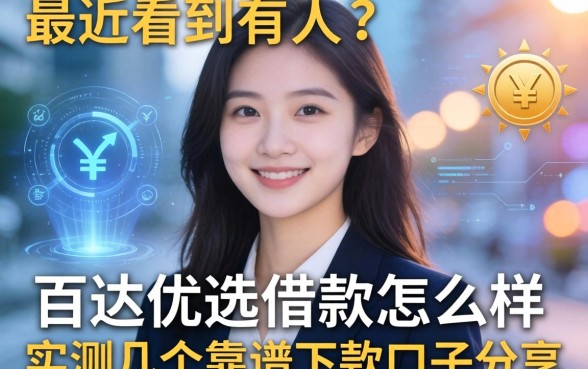 最近看到有人问百达优选借款怎么样,实测几个靠谱下款口子分享