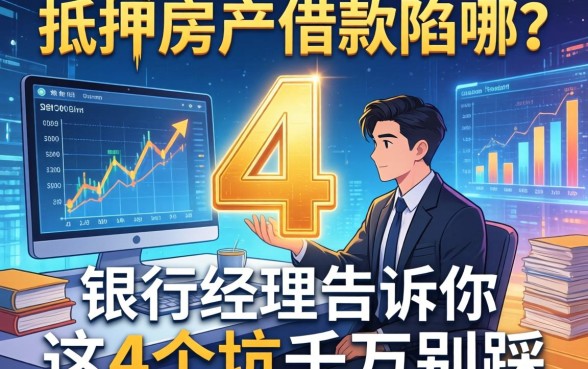 抵押房产借款陷阱有哪些？银行经理告诉你这4个坑千万别踩