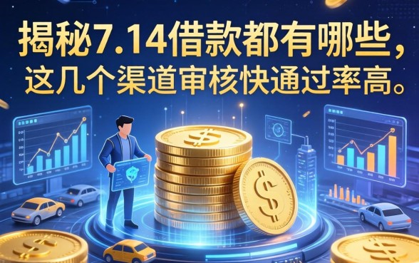 揭秘7.14借款都有哪些，这几个渠道审核快通过率高