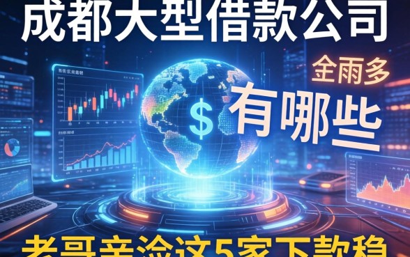 成都大型借款公司有哪些？老哥亲测这5家下款稳
