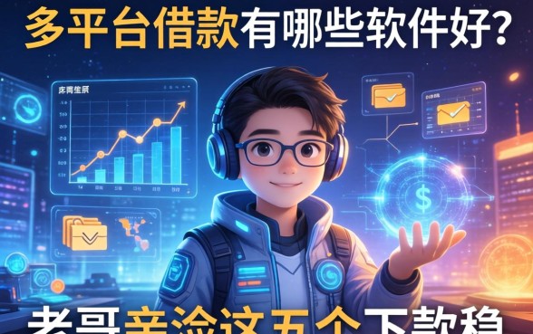 多平台借款有哪些软件好？老哥亲测这五个下款稳