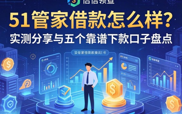 51管家借款怎么样？实测分享与五个靠谱下款口子盘点