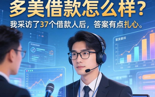 多美借款怎么样？我采访了37个借款人后，答案有点扎心