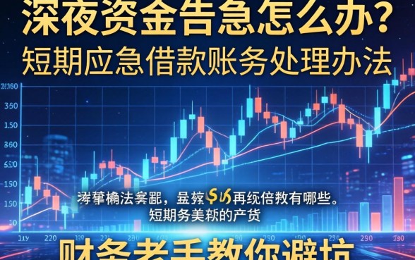 深夜资金告急怎么办？短期应急借款账务处理办法有哪些？财务老手教你避坑