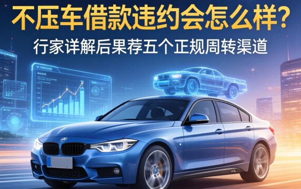 不压车借款违约会怎么样？行家详解后果并推荐五个正规周转渠道