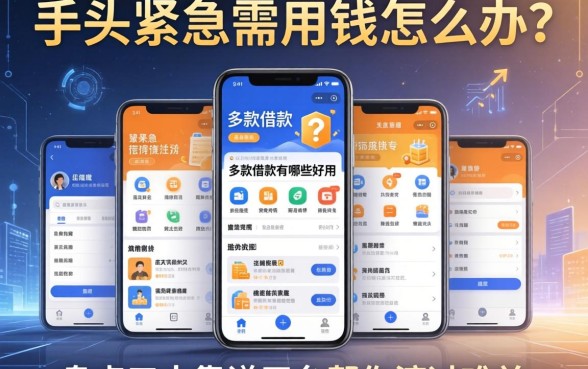 手头紧急需用钱怎么办？多款借款软件有哪些好用？盘点五大靠谱平台帮你渡过难关
