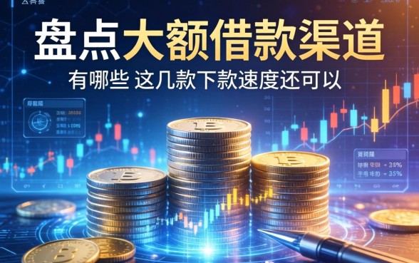 盘点大额借款渠道有哪些，这几款下款速度还可以