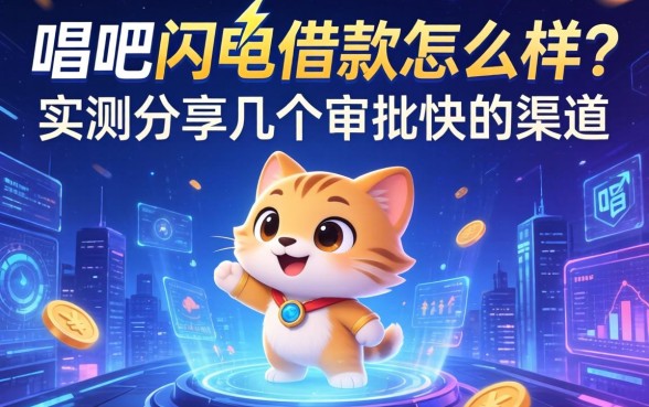 唱吧闪电借款怎么样？实测分享几个审批快的渠道