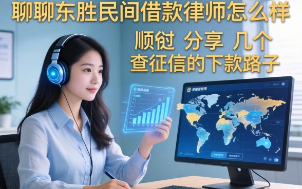 聊聊东胜民间借款律师怎么样，顺便分享几个不查征信的下款路子