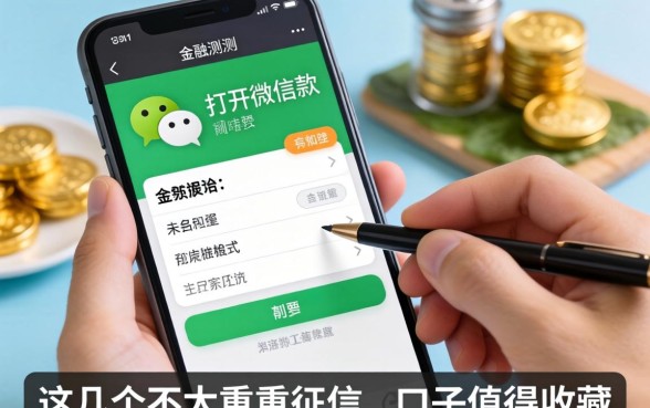 实测打开微信借款的方式有哪些，这几个不太看重征信的口子值得收藏