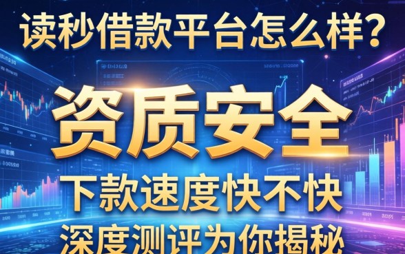 读秒借款平台怎么样？资质安全吗？下款速度快不快？深度测评为你揭秘