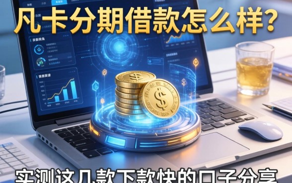 凡卡分期借款怎么样？实测这几款下款快的口子分享