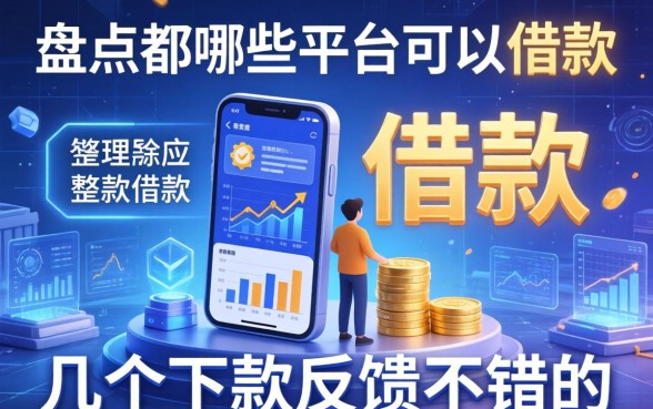 盘点都哪些平台可以借款，整理了几个下款反馈不错的