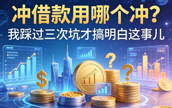 冲借款用哪个冲？我踩过三次坑才搞明白这事儿