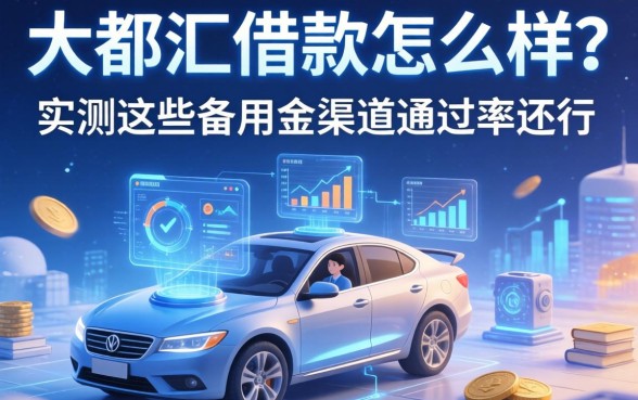 大都汇借款怎么样？实测这些备用金渠道通过率还行