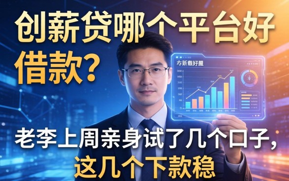 创薪贷哪个平台好借款？老李上周亲身试了几个口子，这几个下款稳