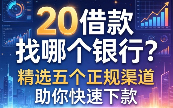 2万借款找哪个银行？精选五个正规渠道助你快速下款