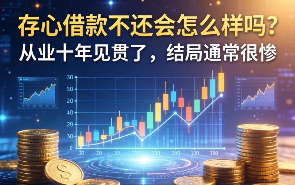 存心借款不还会怎么样吗？从业十年见惯了，结局通常很惨