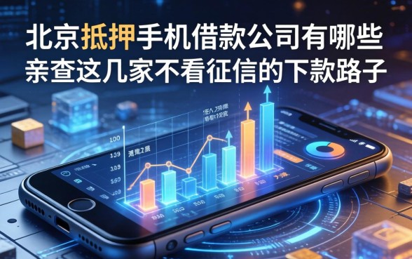 北京抵押手机借款公司有哪些？亲测这几家不看征信的下款路子