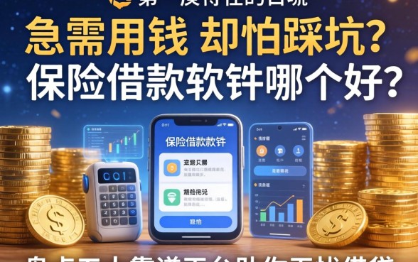 急需用钱却怕踩坑？保险借款软件哪个好？盘点五大靠谱平台助你无忧借贷