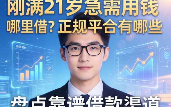 刚满21岁急需用钱哪里借？正规平台有哪些？盘点靠谱借款渠道