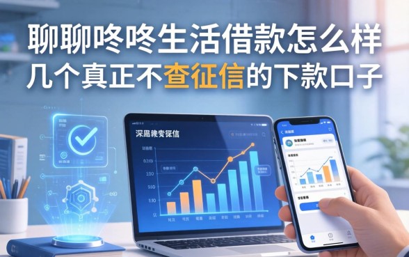 聊聊咚咚生活借款怎么样，分享几个真正不查征信的下款口子