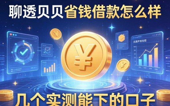 聊透贝贝省钱借款怎么样，分享几个实测能下的口子